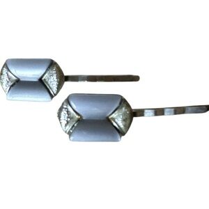 Gray Silver Hair Pins Retro Hair Clips Vintage Jewelry Accessories Bridal